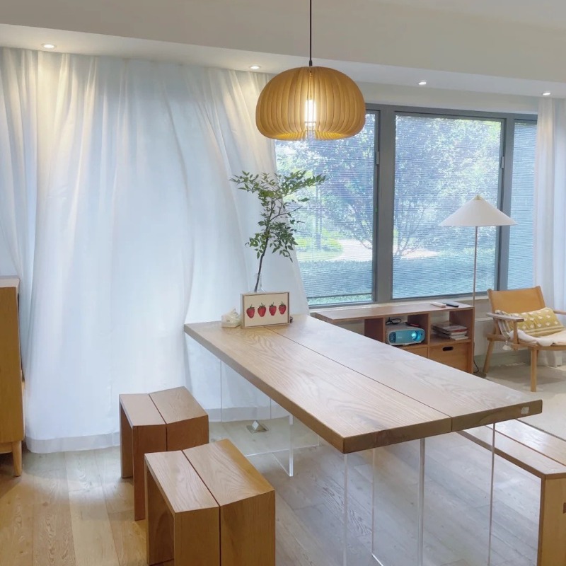 Nordic Solid Wood Acrylic Floa - Tables recension och pris