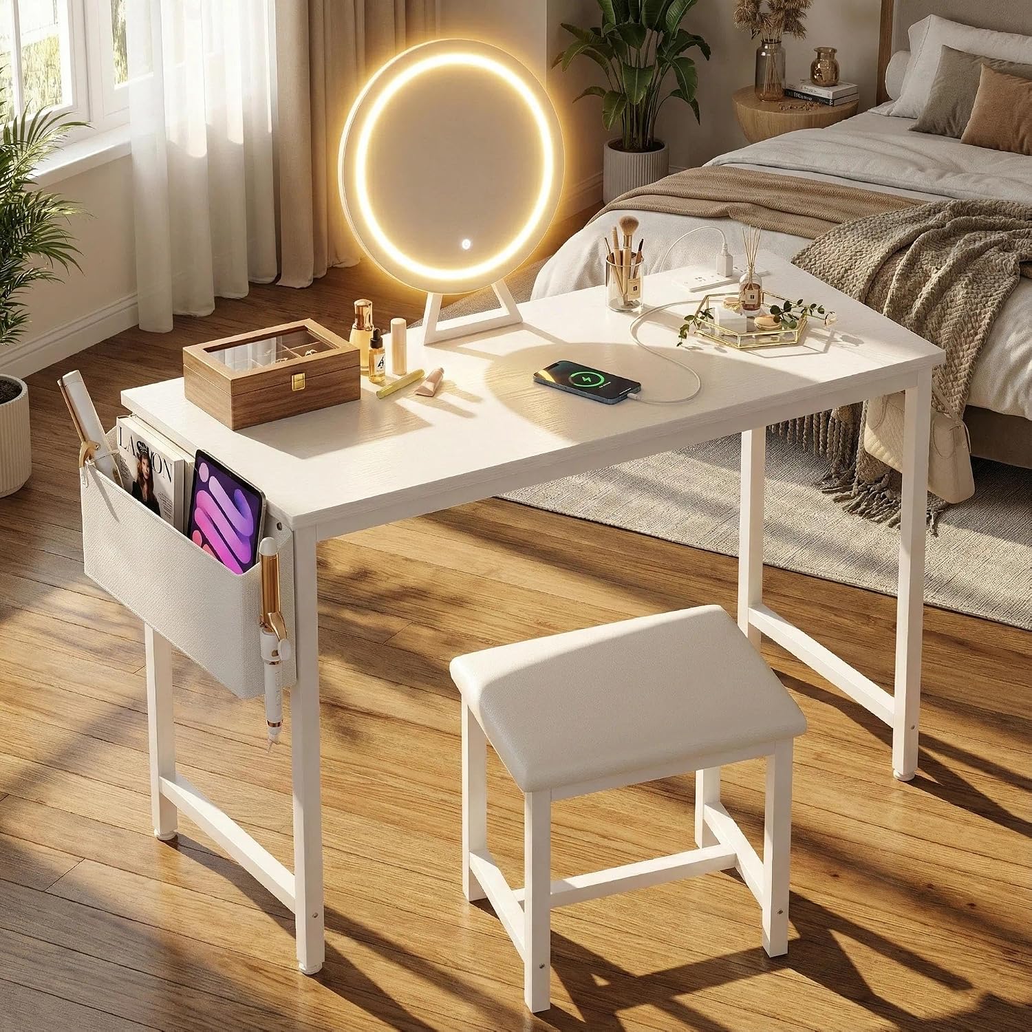 Cheap Makeup Girls Vanity Set  - Dressing Table Vanity With Lighted Mirror recension och pris
