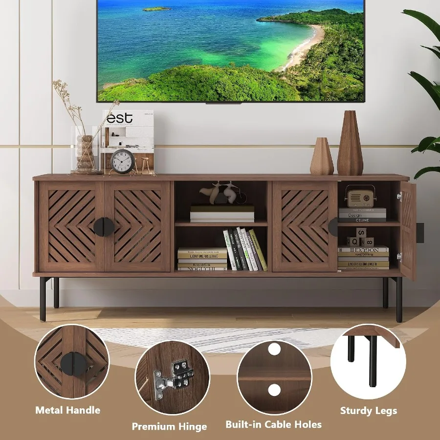 63 TV Stand for Living Room, E - Storage recension och pris