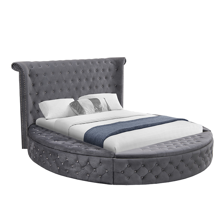 Upholstered King Queen Size Be - King Size Bed Frame With Storage Drawers recension och pris