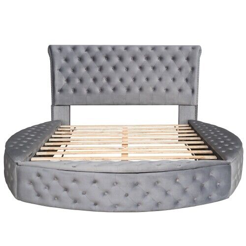Upholstered King Queen Size Be - King Size Bed Frame With Storage Drawers recension och pris