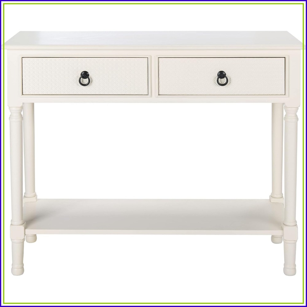 Haines White Console Table wit - Tables recension och pris