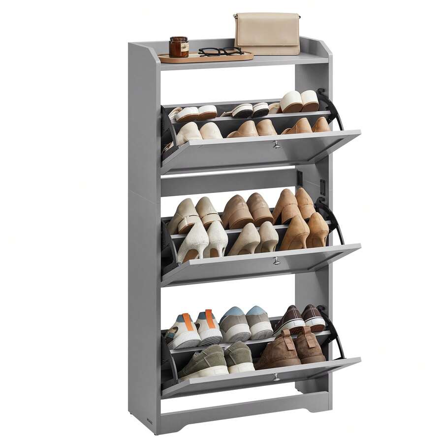 Shoe Cabinet With 3 Flip Drawe - Storage recension och pris