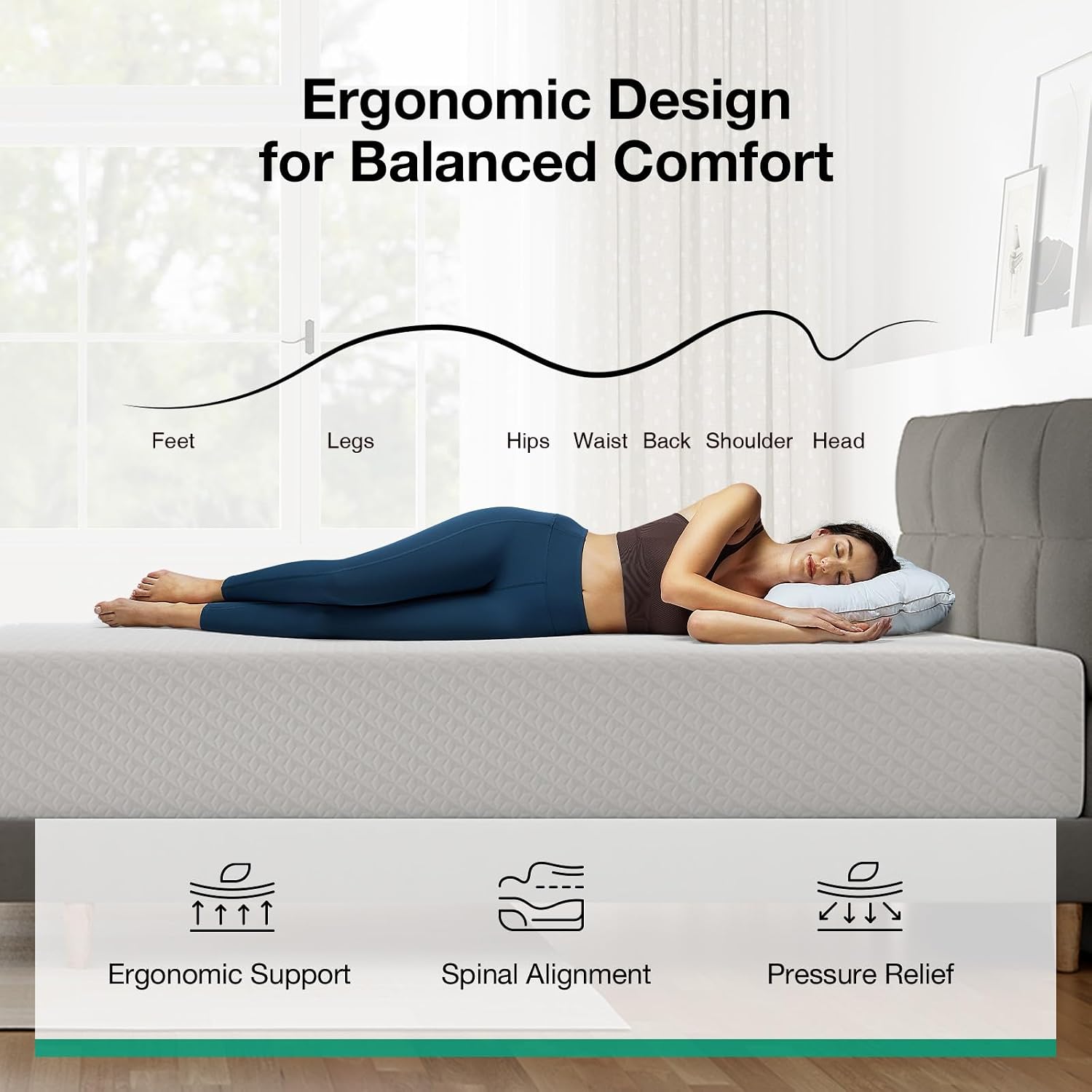 King Size 12 Inch Memory Foam  - Memory Foam Mattress In A Box Queen recension och pris