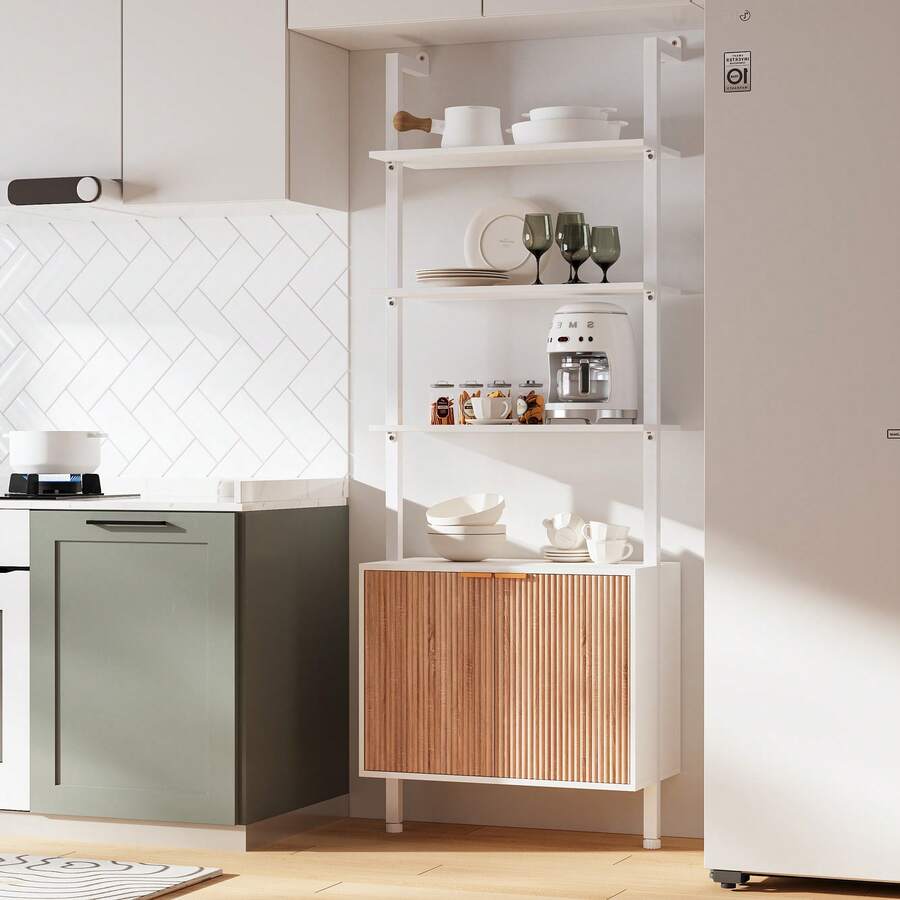 Chic Modern Ladder Bookcase Wi - Storage recension och pris