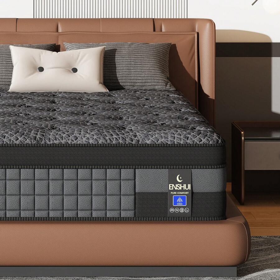 12/14 Inch Queen & King Mattre - Memory Foam Mattress In A Box Queen recension och pris